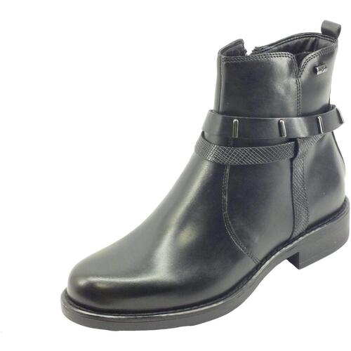 Chaussures Femme Low boots Valleverde 47511 Vitello Noir