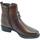 Chaussures Femme Low boots Sustainable Valleverde 47511 Vitello Marron