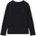 Vêtements Fille cut-out sleeve T-shirt Blu Mayoral  Noir