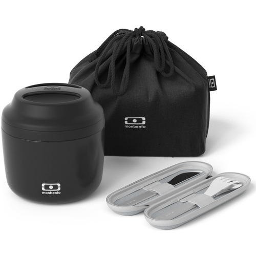 Monbento Pack lunch box isotherme noir onyx Noir - Maison & Déco Lunchbox  81,00 €