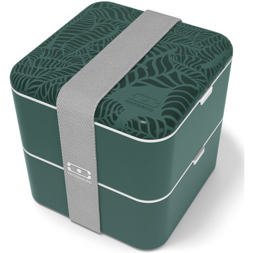 Bento Isotherme Mb Element Lunchbox Monbento Bento MB Square graphic Jungle Vert