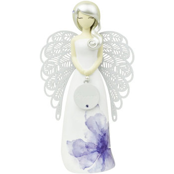Maison & Déco Statuettes et figurines Enesco Statuette You Are An Angel - Happiness Blanc