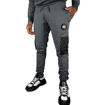 Vêtements Homme Pantalons de survêtement Helvetica Jogging  gris - FOZZI DARK GREY Gris