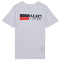 Vêtements Garçon T-shirts manches courtes Jack & Jones JJECORP LOGO TEE Blanc