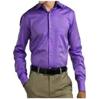 Vêtements Homme Chemises manches longues Kebello Chemise Violet H Violet