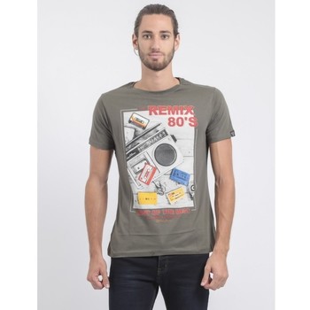 Vêtements T-shirts & Polos Ritchie T-shirt manches courtes col rond pur coton JAMIX Kaki