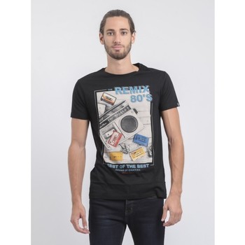 Vêtements Citrouille et Compagnie Ritchie T-shirt manches courtes col rond pur coton JAMIX Noir