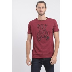 Vêtements T-shirts & Polos Ritchie T-shirt manches courtes col rond pur coton JIBIDEL Bordeaux