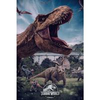 Maison & Déco Affiches / posters Jurassic World TA9310 Vert