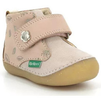 Chaussures Fille Boots Kickers SABIO ROSE CLAIR IMPRIME Rose