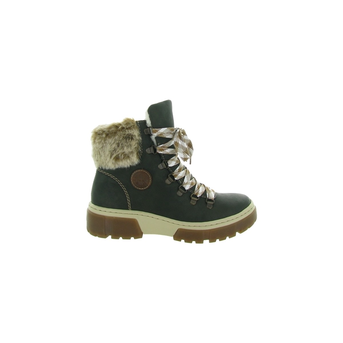 Chaussures Femme Bottes de neige Rieker X8647 Vert