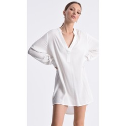 Vêtements Femme Robes Molly Bracken - Tunique col tunisien - blanche Blanc
