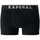 Sous-vêtements Homme Boxers Kaporal Pack x3 front logo Noir