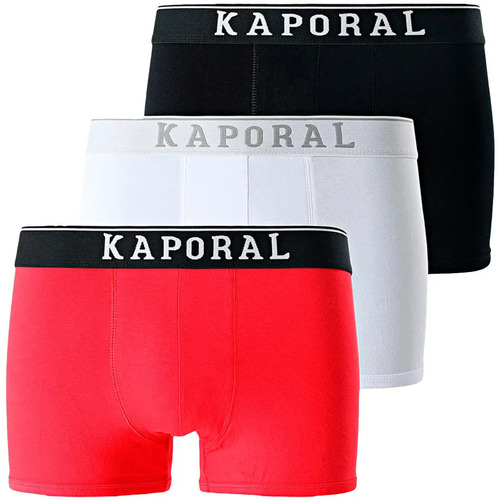 Kaporal Pack x3 front logo Noir - Livraison Gratuite | Labo-franceShops ! -  Sous-vêtements Boxers Homme 33,25 €