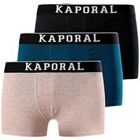 Sous-vêtements Homme Boxers Kaporal Pack x3 front logo Multicolore