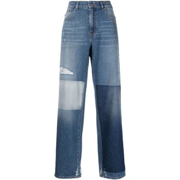Vêtements Femme Jeans droit Love Moschino WQ46784T257A Bleu