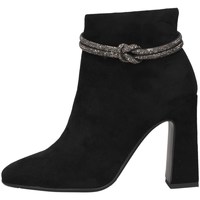 Chaussures Femme Low boots Exé Shoes Exe' M4615-F7415 Bottes et bottines Femme Suède noir Noir