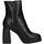 Chaussures Femme Low boots Exé Shoes Exe' W1966-D23 Bottes et bottines Femme NOIR Noir