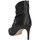 Chaussures Femme Low boots Cecil 1869-A Bottes et bottines Femme Noir Noir