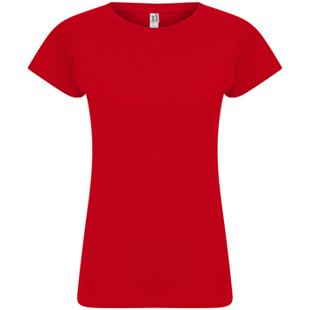 Vêtements Femme T-shirts manches longues Casual Classics  Rouge