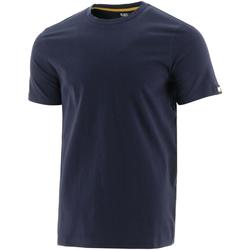 Vêtements Homme T-shirts manches courtes Caterpillar  Bleu