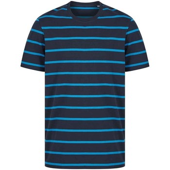 Vêtements T-shirts manches longues Front Row FR136 Bleu