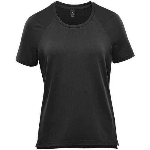 Vêtements slogan-print T-shirts manches longues Stormtech Tundra Noir