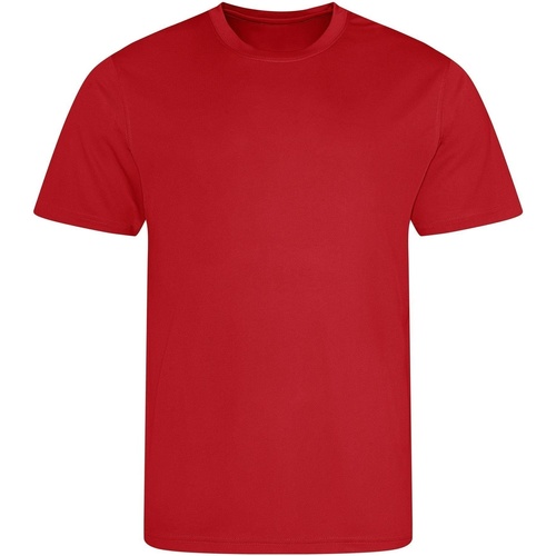 Vêtements Homme T-shirts manches longues Awdis Cool JC201 Rouge