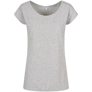 Vêtements Femme T-shirts manches longues Build Your Brand BB013 Gris