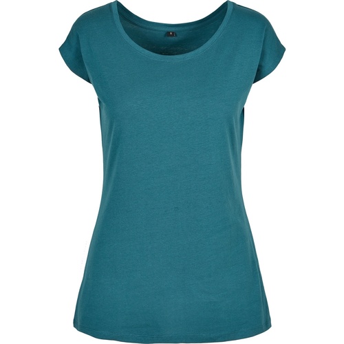Vêtements Femme T-shirts manches longues Build Your Brand BB013 Bleu
