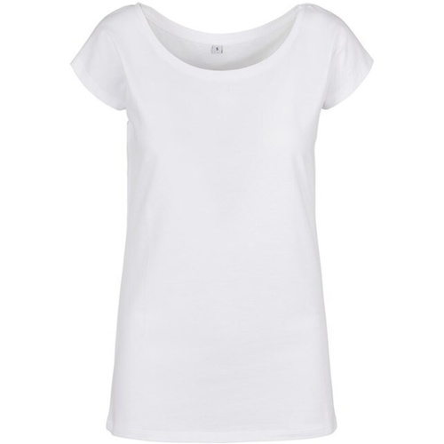 Vêtements Femme T-shirts manches longues Build Your Brand BB013 Blanc