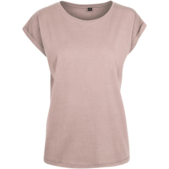 Vêtements Femme T-shirts manches longues Build Your Brand BY021 Rouge