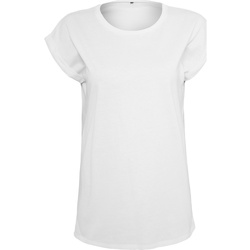 Vêtements Femme T-shirts manches longues Build Your Brand BY138 Blanc