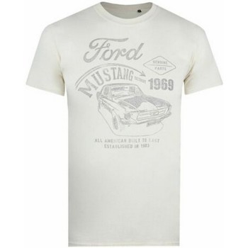 Vêtements Homme T-shirts manches longues Ford Mustang Detroit Beige