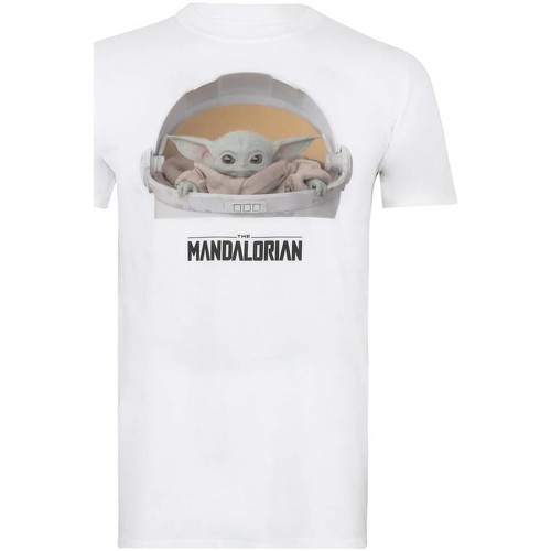 Vêtements Homme T-shirts manches longues Star Wars: The Mandalorian TV1020 Blanc
