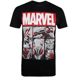 Vêtements Homme T-shirts manches longues Marvel TV1022 Noir
