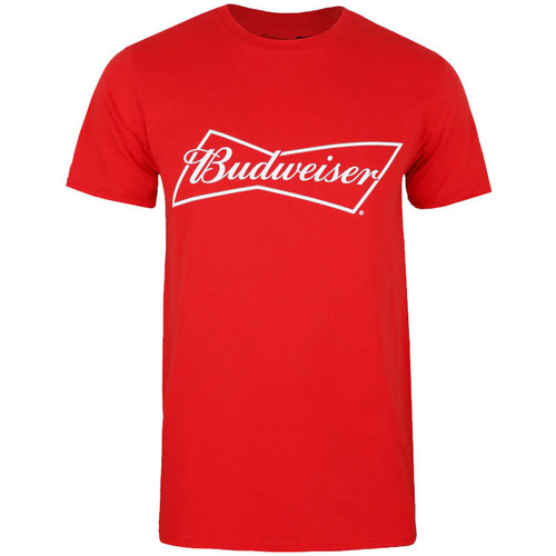 Vêtements Homme T-shirts manches longues Budweiser TV1040 Rouge