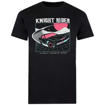 Vêtements Homme T-shirts manches longues Knight Rider TV1044 Noir