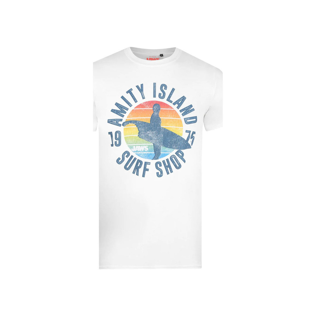 Vêtements Homme T-shirts manches longues Jaws Amity Surf Shop Blanc