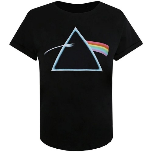 Vêtements Femme T-shirts item manches longues Pink Floyd  Noir