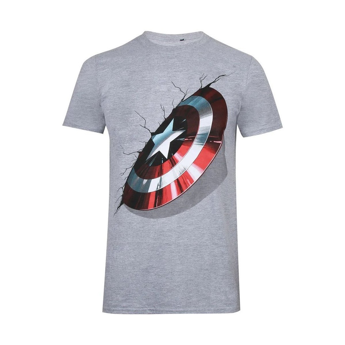 Vêtements Homme T-shirts manches longues Captain America TV1101 Gris