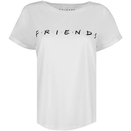 Vêtements Femme T-shirts manches longues Friends TV1103 Blanc