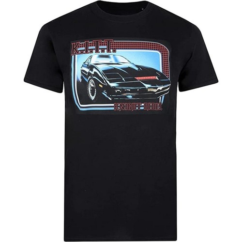 Vêtements Homme T-shirts manches longues Knight Rider TV1104 Noir