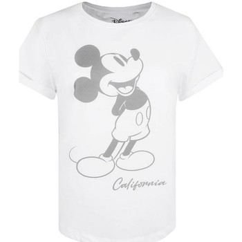 Vêtements Femme T-shirts manches longues Disney California Blanc