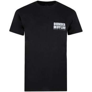Vêtements Homme T-shirts manches longues The Office Dunder Mifflin Noir