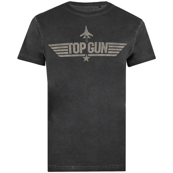 Vêtements Homme T-shirts manches longues Top Gun  Noir