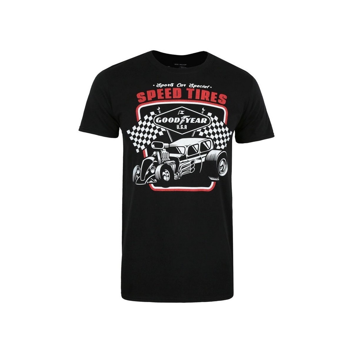 Vêtements Homme T-shirts manches longues Goodyear Speed Tires Noir