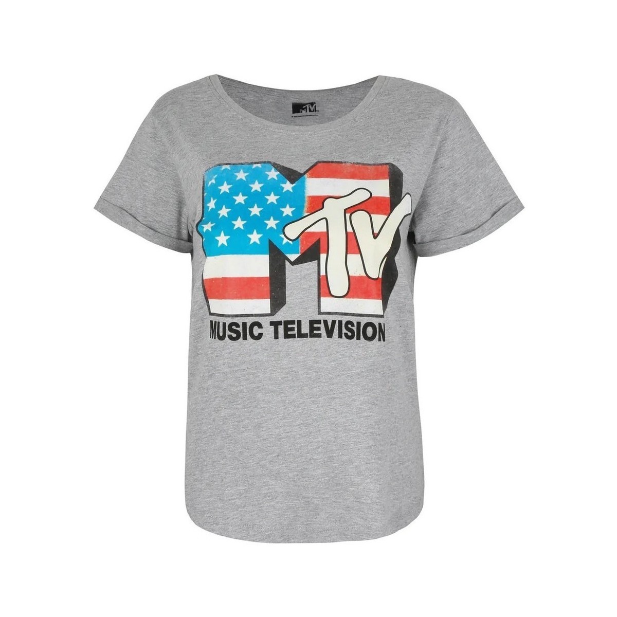 Vêtements Femme T-shirts manches longues Mtv Americana Gris