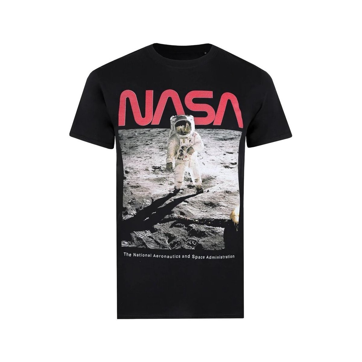Vêtements Homme T-shirts manches longues Nasa Aldrin Noir