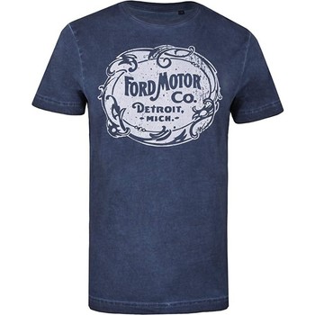 Vêtements Homme T-shirts manches longues Ford Motor Co Bleu